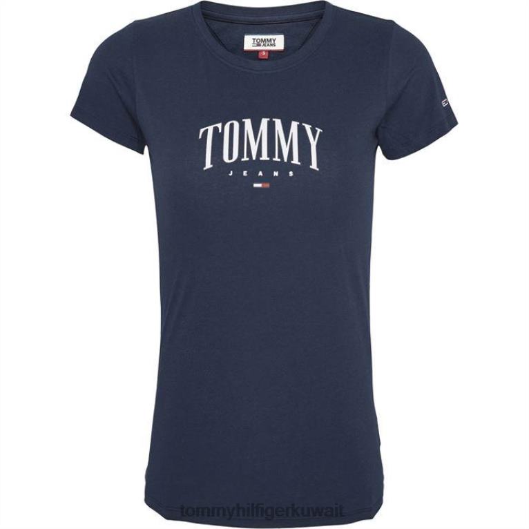 البحرية الشفق Tommy Hilfiger تي شيرت أساسي بقصة ضيقة 4464419845