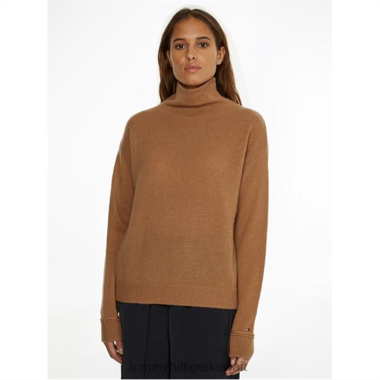 البلد الكاكي Tommy Hilfiger سترة من الصوف الناعم 4464419852