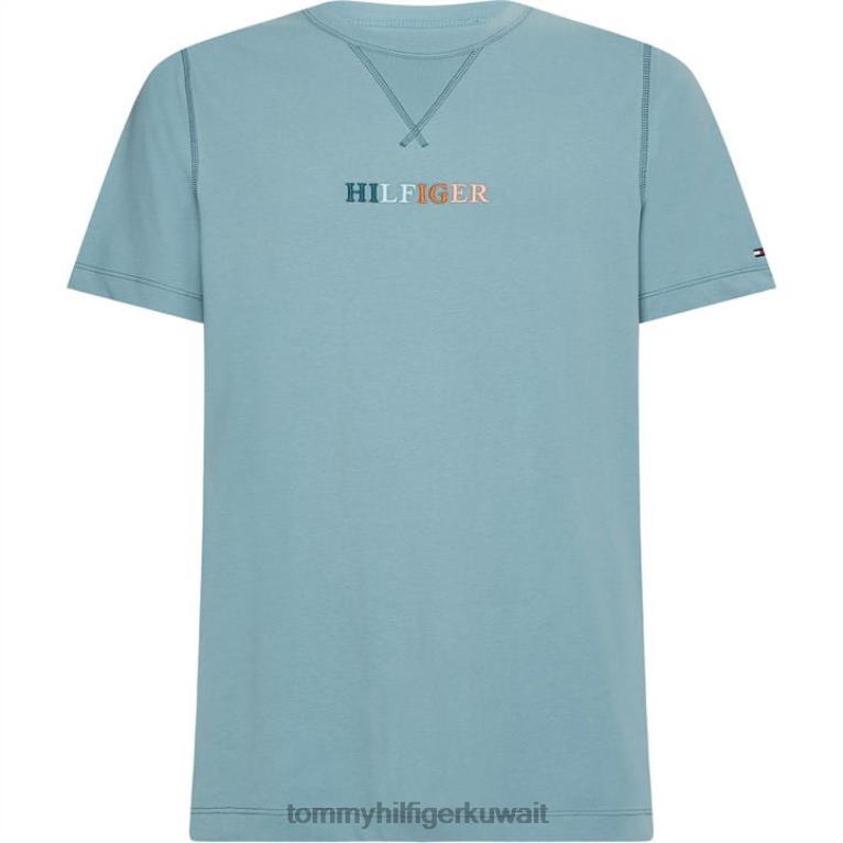 التلفزيون الأزرق النبيل Tommy Hilfiger تي شيرت بخياطة متباينة 4464419928