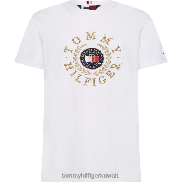 يبر ابيض Tommy Hilfiger تيشيرت بشعار الماركة 4464419930