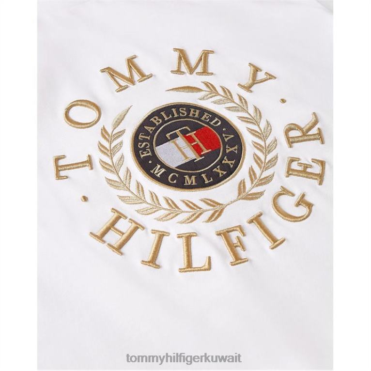 يبر ابيض Tommy Hilfiger تيشيرت بشعار الماركة 4464419930