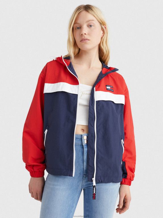 الشفق البحرية/متعددة Tommy Hilfiger سترة واقية من الرياح شيكاغو ملونة 446441996