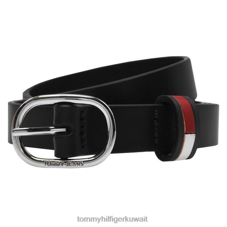 بي دي اس سوداء Tommy Hilfiger حزام بيضاوي كاجوال 4464419967