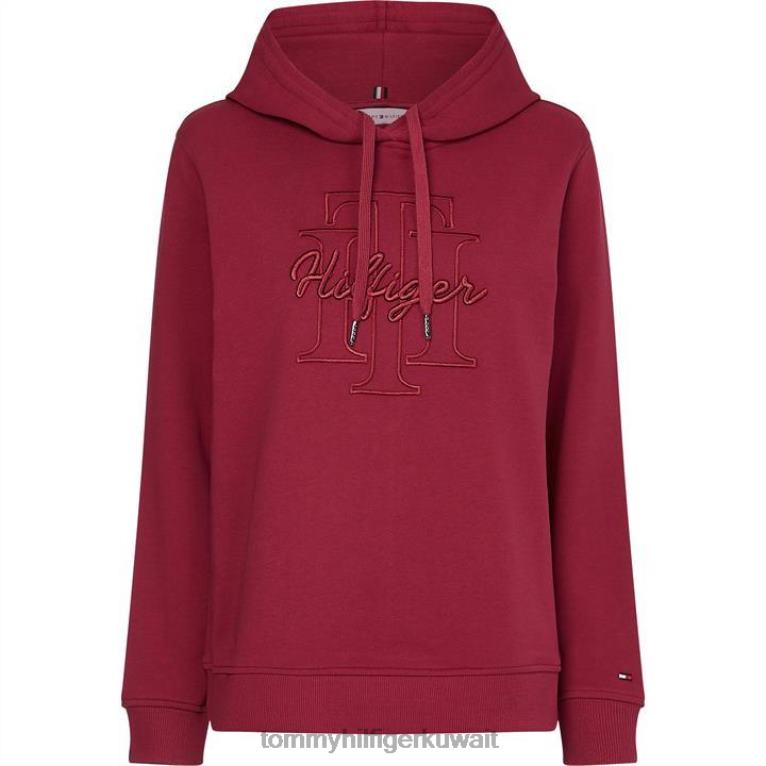 روبي قرمزي Tommy Hilfiger هوديي النص 4464420024
