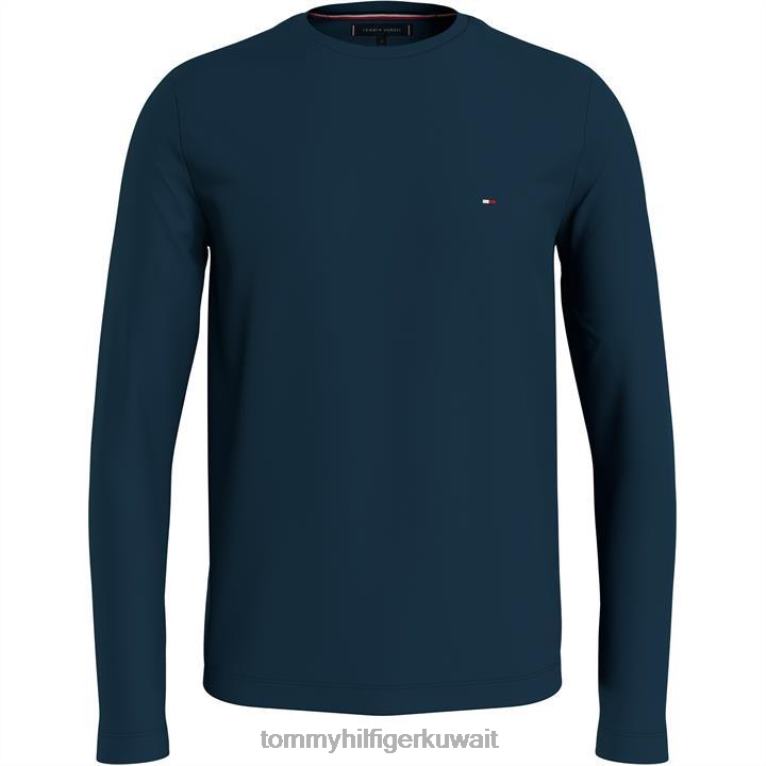 ليكسايد دي بي إم Tommy Hilfiger تي شيرت رجالي بأكمام طويلة 4464420101
