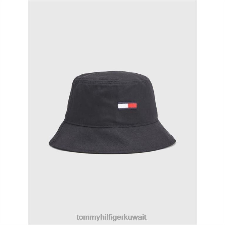 بي دي اس سوداء Tommy Hilfiger قبعة دلو العلم 4464420109