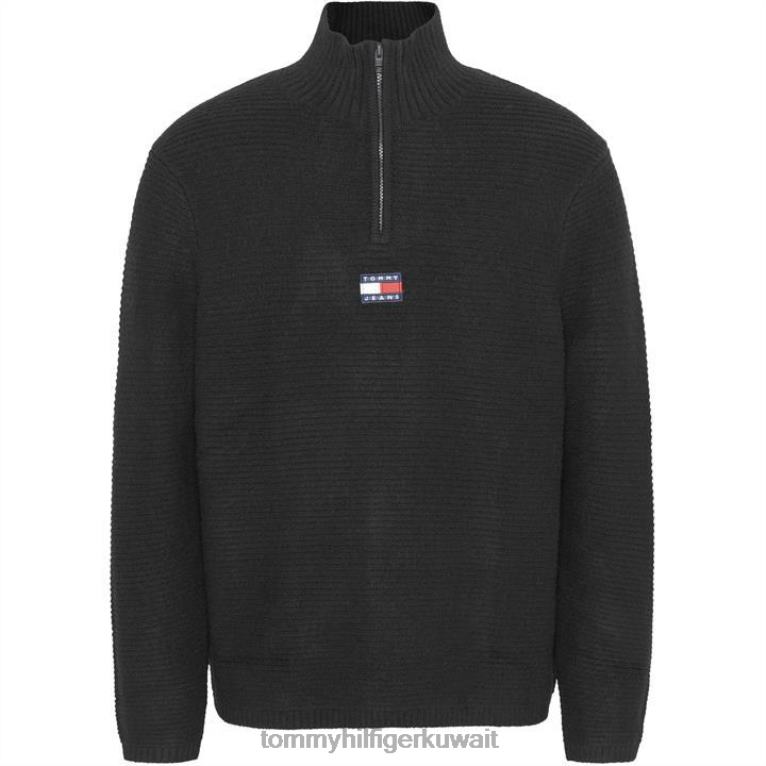 بي دي اس سوداء Tommy Hilfiger شارة نصف سترة الرمز البريدي 4464420112