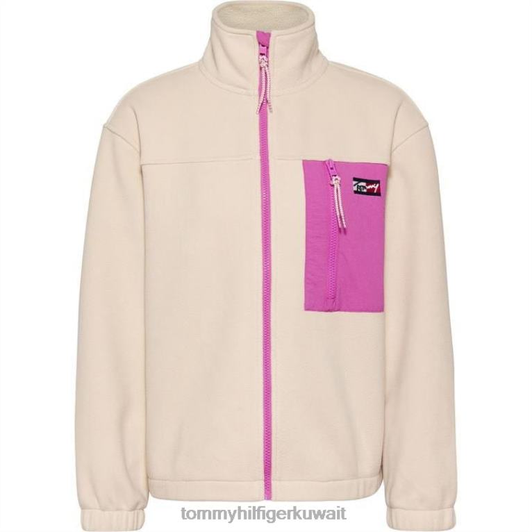 حجر أملس Tommy Hilfiger سترة بسحاب من الصوف القطبي 4464420113