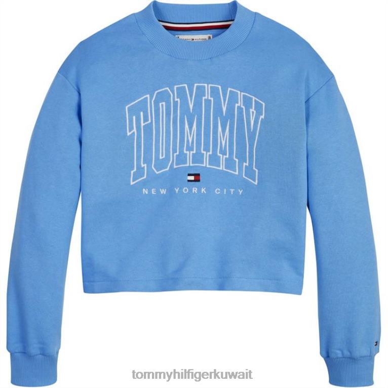 بلو كراش فيو Tommy Hilfiger طاقم اسكواش جريئة اقتصاص 4464420142