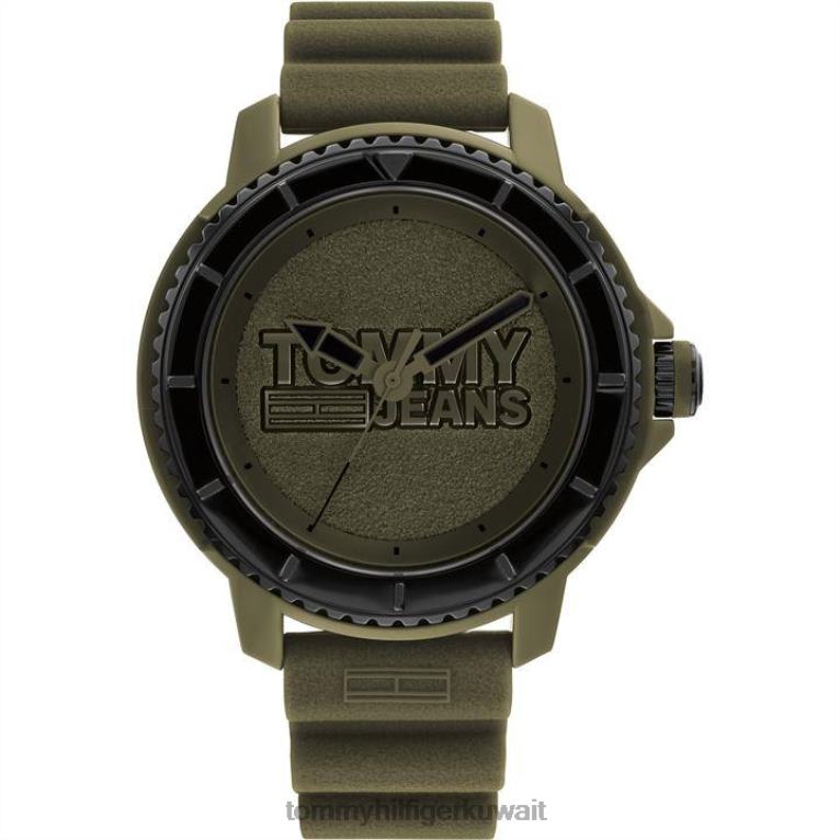 أخضر Tommy Hilfiger ساعة تومي جينز للرجال 4464420156