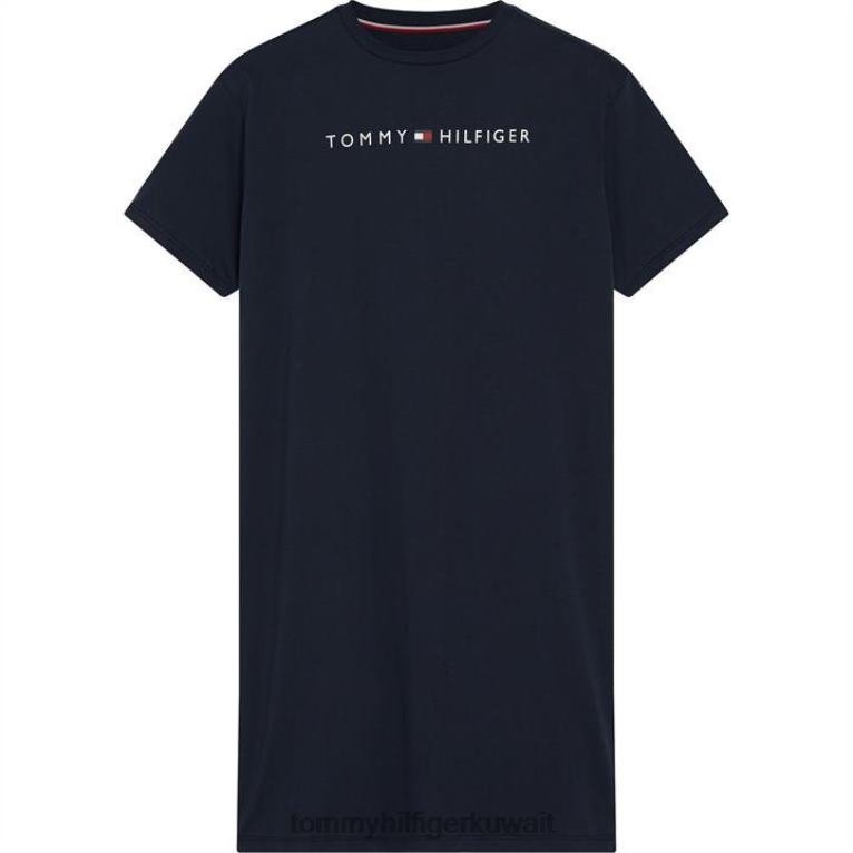 السترة البحرية Tommy Hilfiger فستان بيجامة أصلي 4464420158