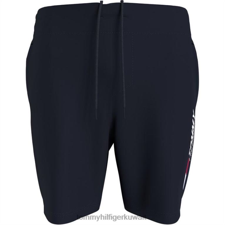 سماء الصحراء Tommy Hilfiger تومي سبورت شورت شعار أساسي للرجال 4464420176