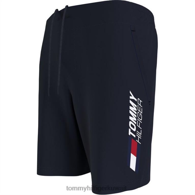 سماء الصحراء Tommy Hilfiger تومي سبورت شورت شعار أساسي للرجال 4464420176