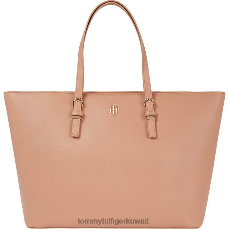 الانجراف الرمل Tommy Hilfiger حقيبة عملية متوسطة بنقش مونوغرام 4464420189