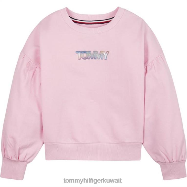 توج رومبينك Tommy Hilfiger سويت شيرت بشعار قزحي الألوان 4464420200