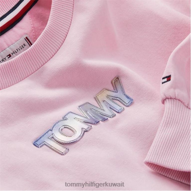 توج رومبينك Tommy Hilfiger سويت شيرت بشعار قزحي الألوان 4464420200