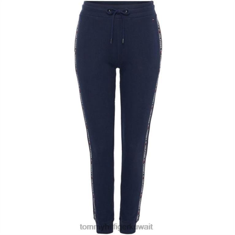 القوات البحرية Tommy Hilfiger سراويل الركض الشريطية 4464420229