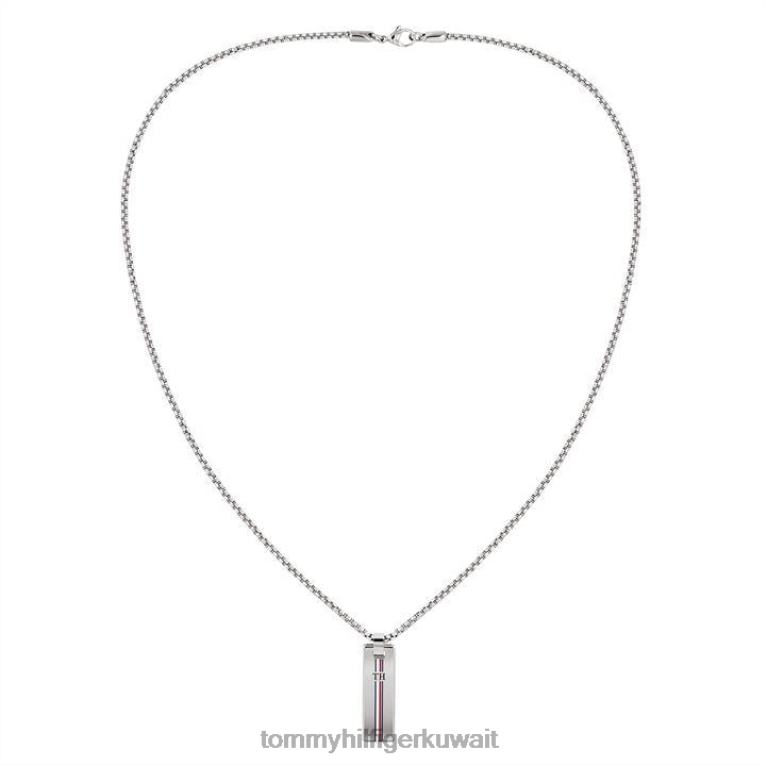 فضة Tommy Hilfiger سوار علامة الكلب النحيف 4464420248