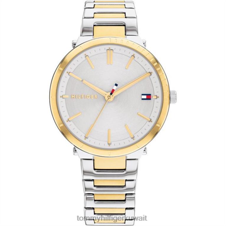 الفضة / الذهب Tommy Hilfiger ساعة سوار للسيدات 4464420268