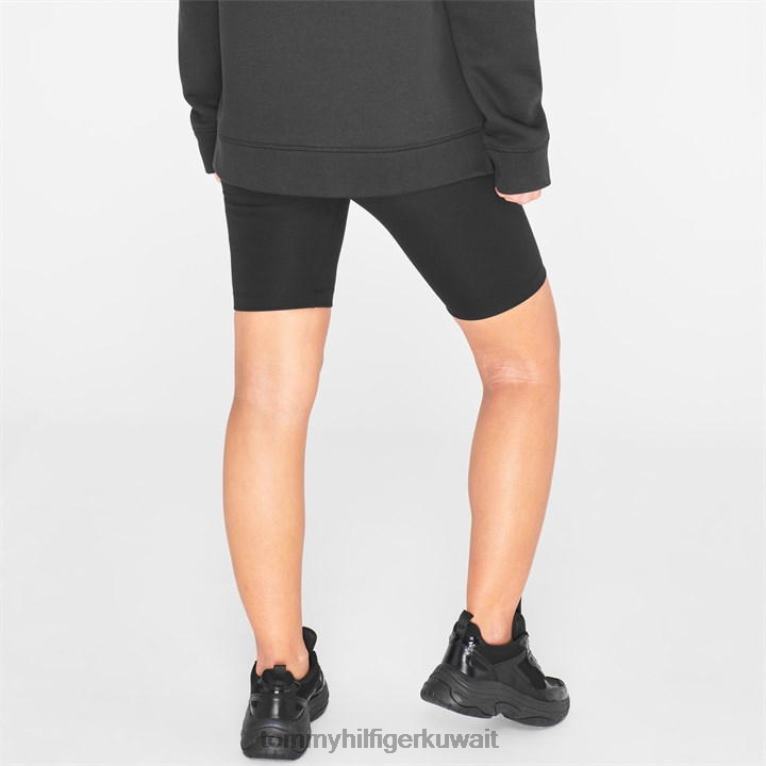 أسود Tommy Hilfiger دورة توقيع تومي قصيرة 4464420323