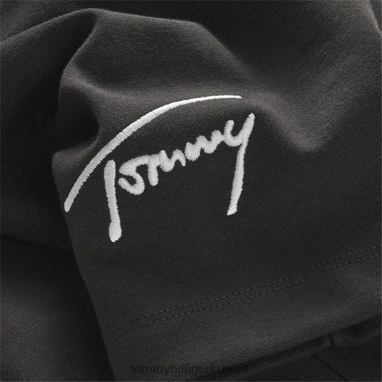أسود Tommy Hilfiger دورة توقيع تومي قصيرة 4464420323