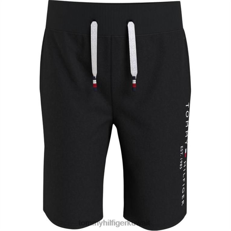 أسود Tommy Hilfiger شورتات الصوف الأساسية 4464420327
