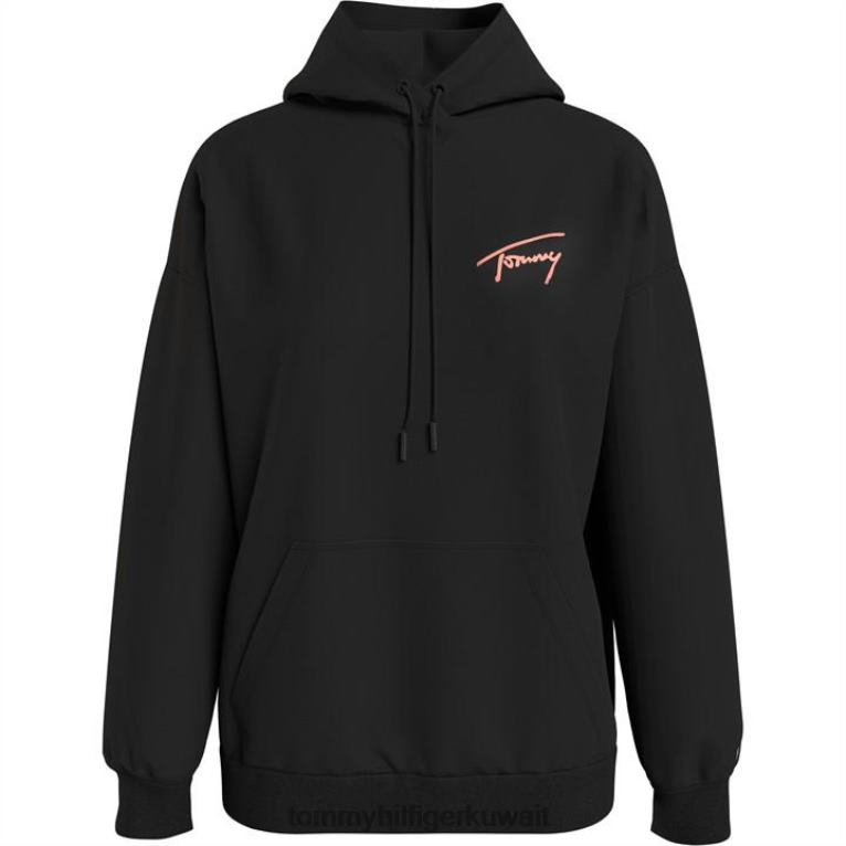 بي دي اس سوداء Tommy Hilfiger هوديي التوقيع 4464420334
