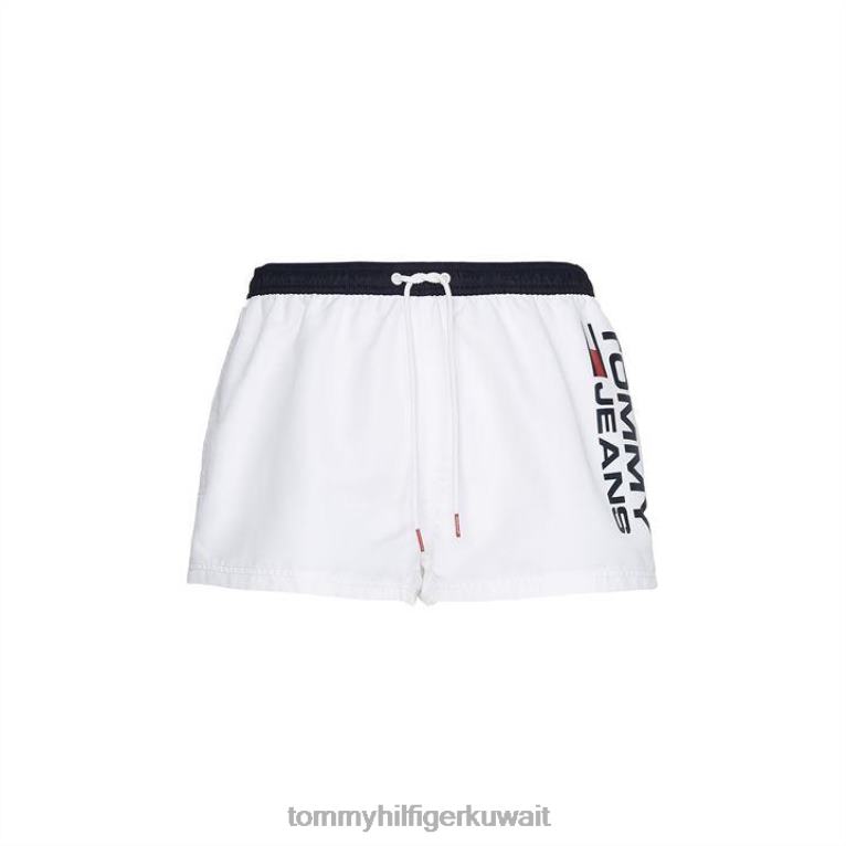 أبيض Tommy Hilfiger قطع قصيرة الرباط القصير 4464420435