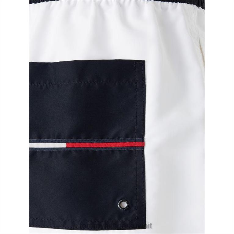 أبيض Tommy Hilfiger قطع قصيرة الرباط القصير 4464420435