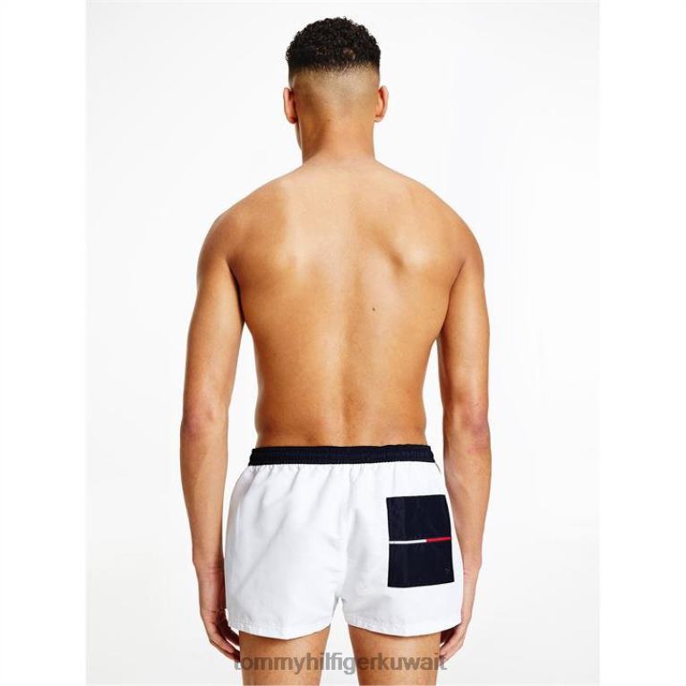 أبيض Tommy Hilfiger قطع قصيرة الرباط القصير 4464420435