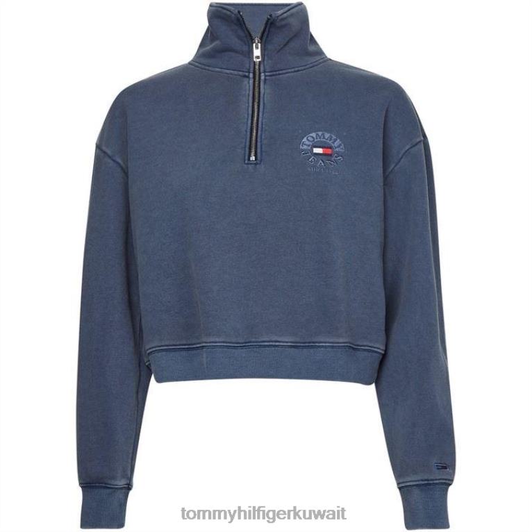 البحرية الشفق Tommy Hilfiger دائرة مريحة نصف الرمز البريدي 4464420452