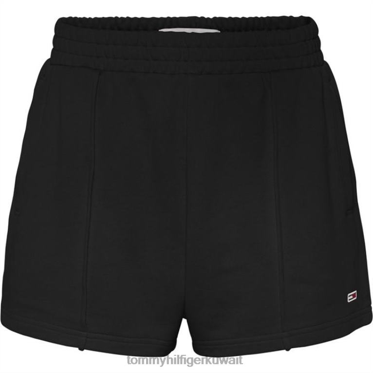 أسود Tommy Hilfiger شورت جيرسي أساسي 4464420498
