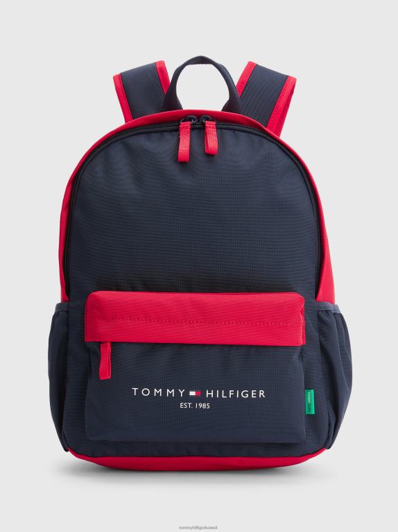 كتلة ألوان الشركات Tommy Hilfiger حقيبة ظهر تحمل شعارًا محددًا للأطفال 44644205