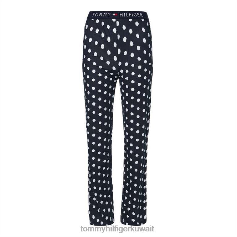 القوات البحرية Tommy Hilfiger بنطال بطبعة نقاط البولكا 4464420533