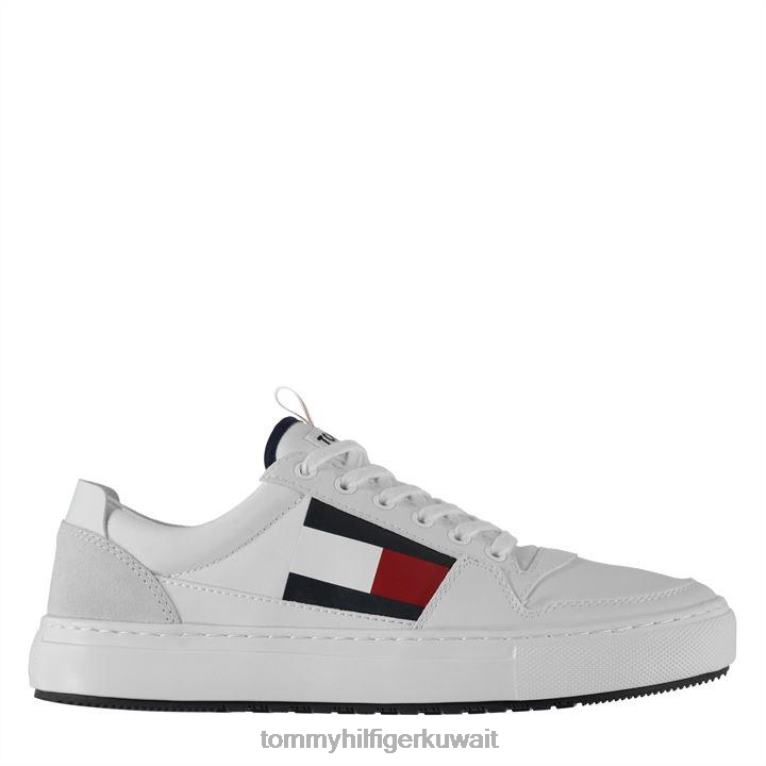 أبيض Tommy Hilfiger حذاء براكستون خفيف الوزن برباط 4464420538