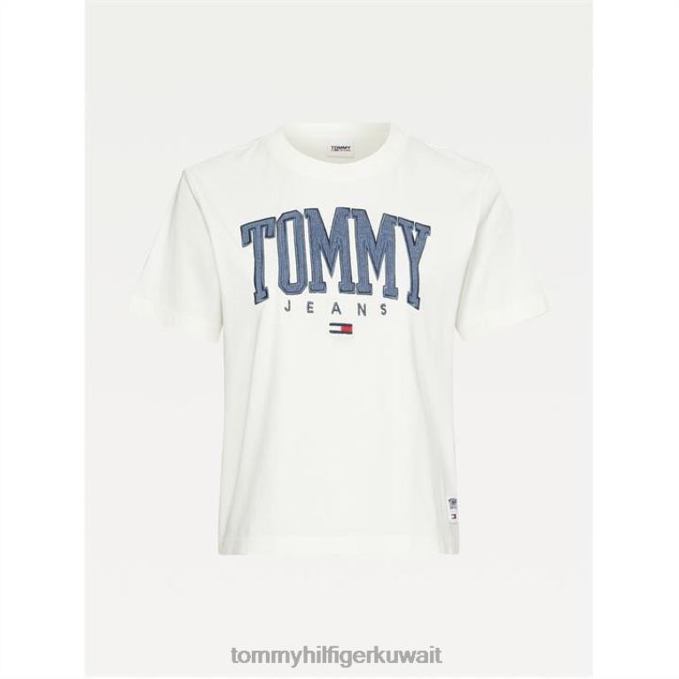 حرير عاجي Tommy Hilfiger تي شيرت جامعي 4464420542