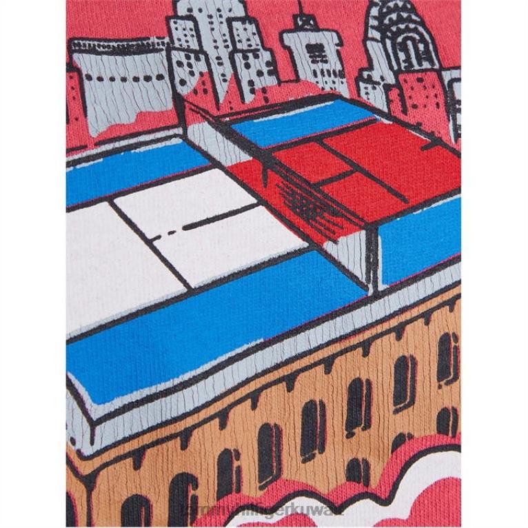 الوردي ث Tommy Hilfiger تي شيرت التنس المحاصيل 4464420570