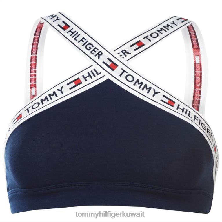 القوات البحرية Tommy Hilfiger حمالة صدر متقاطعة بشعار تومي 4464420582