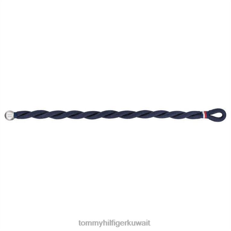 القوات البحرية Tommy Hilfiger سوار تويست من النايلون للرجال 4464420638
