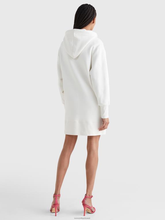 عاج Tommy Hilfiger فستان بقلنسوة كلاسيكي 446442067