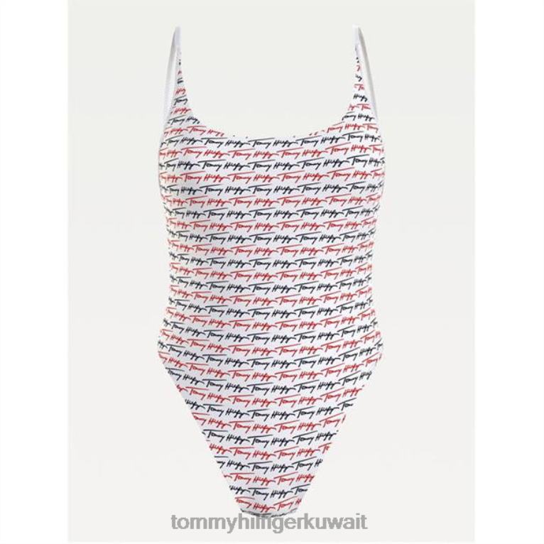 أحمر/كحلي Tommy Hilfiger ملابس السباحة الحمض النووي 4464420681