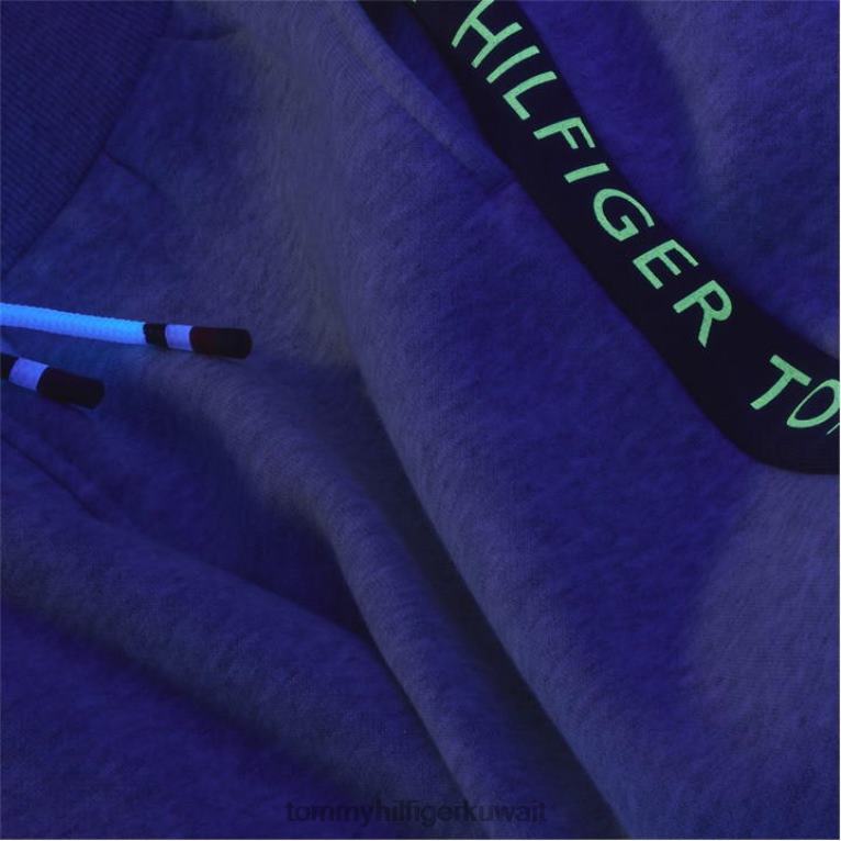 هيذر رمادي Tommy Hilfiger يتوهج في قيعان الركض الداكنة للأولاد الرضع 4464420690