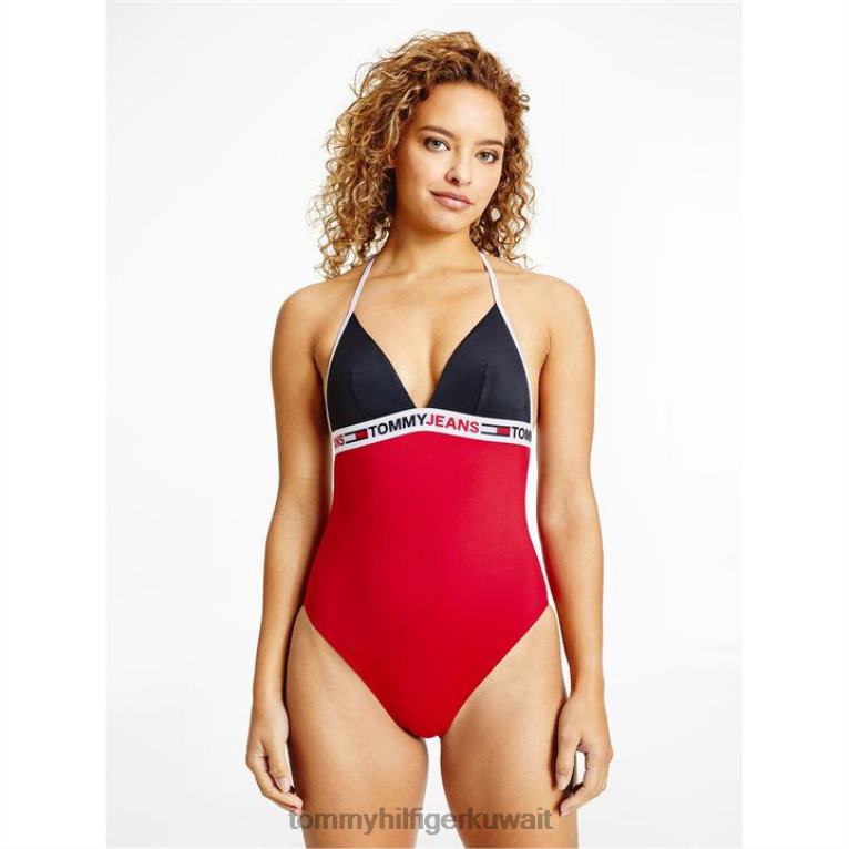 سماء الصحراء Tommy Hilfiger مثلث ملابس السباحة قطعة واحدة 4464420693