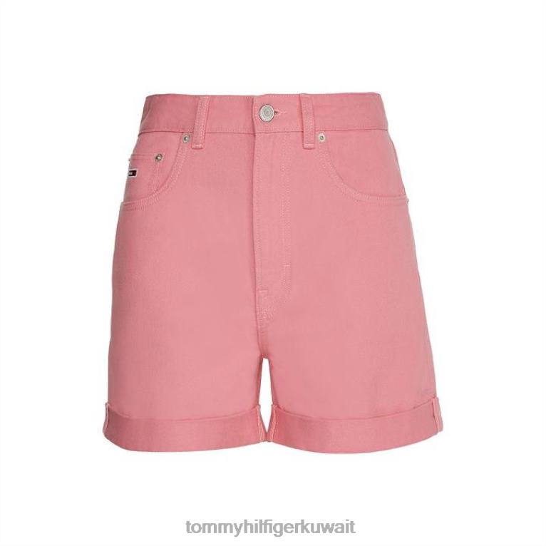 الوردي الطازج Tommy Hilfiger شورت جينز للأم 4464420719