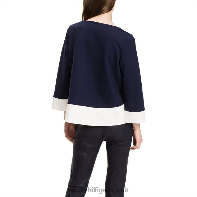 القوات البحرية Tommy Hilfiger ايمي بلوك الأعلى 4464420732