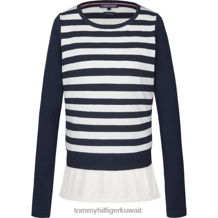 القوات البحرية Tommy Hilfiger سترة بيبلوم روزماري 4464420733