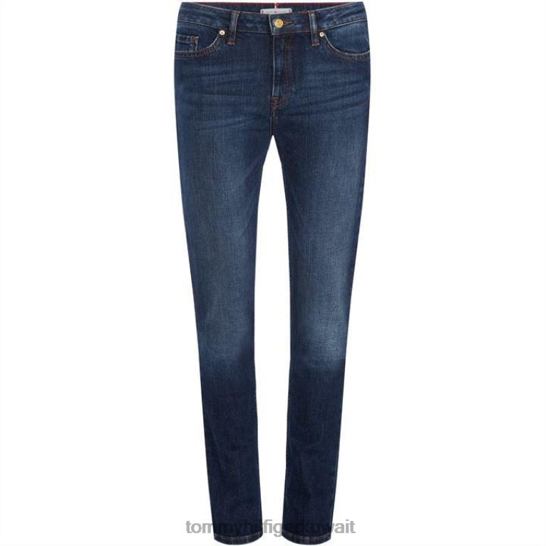 غسل أزرق مطلق Tommy Hilfiger التراث روما الجينز على التوالي 4464420750