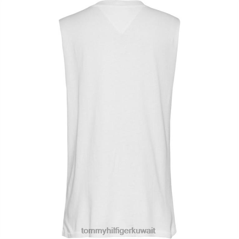 يبر ابيض Tommy Hilfiger سترة علوية مريحة من ميامي 4464420752