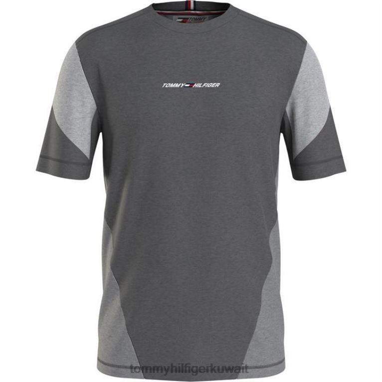رمادي غامق Tommy Hilfiger الرياضة كتلة تي شيرت 4464420763