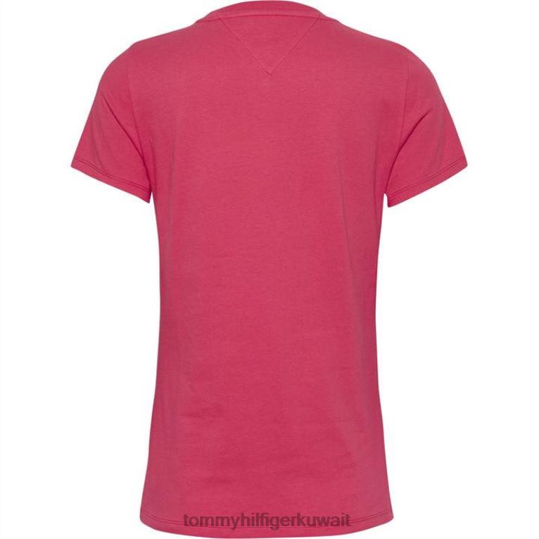 استحى أحمر Tommy Hilfiger مخطط العلم تي شيرت 4464420766